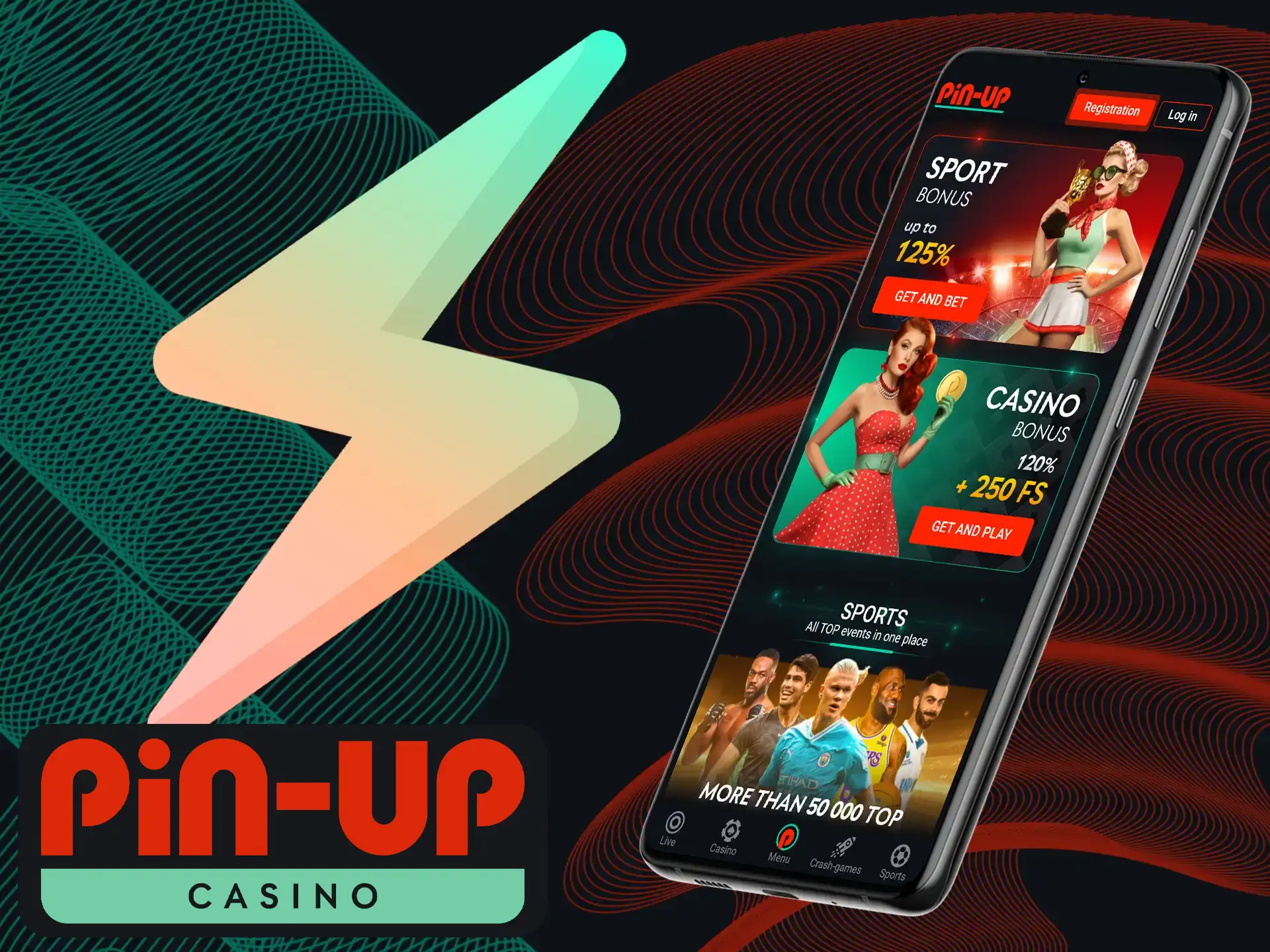 The design and interface of Pin-Up Casino were originally created with a strong emphasis on mobile devices.