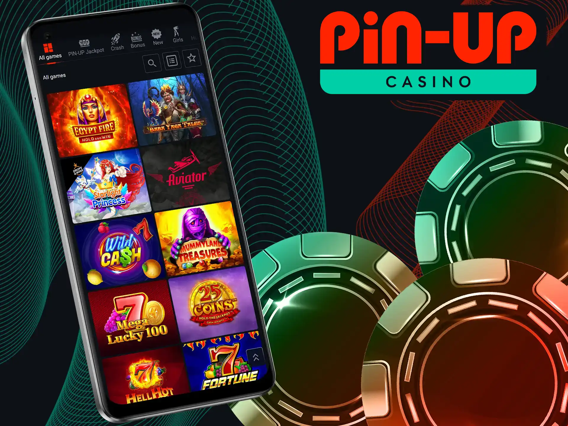 At Pin-Up Casino, you have access to thousands of gambling entertainment choices.