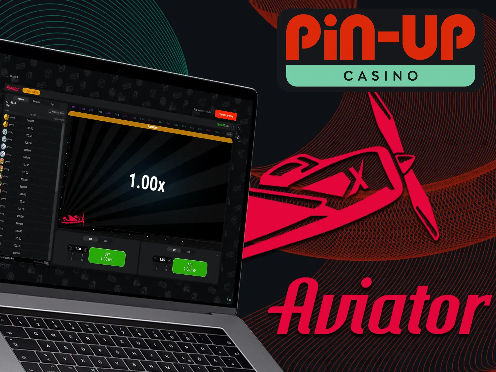 Experience the demo version of the Aviator game at Pin-Up Casino!