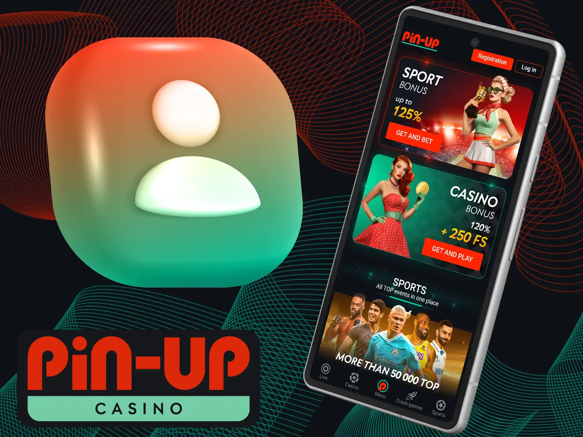 Here are the detailed instructions for logging into the Pin-Up Casino app.