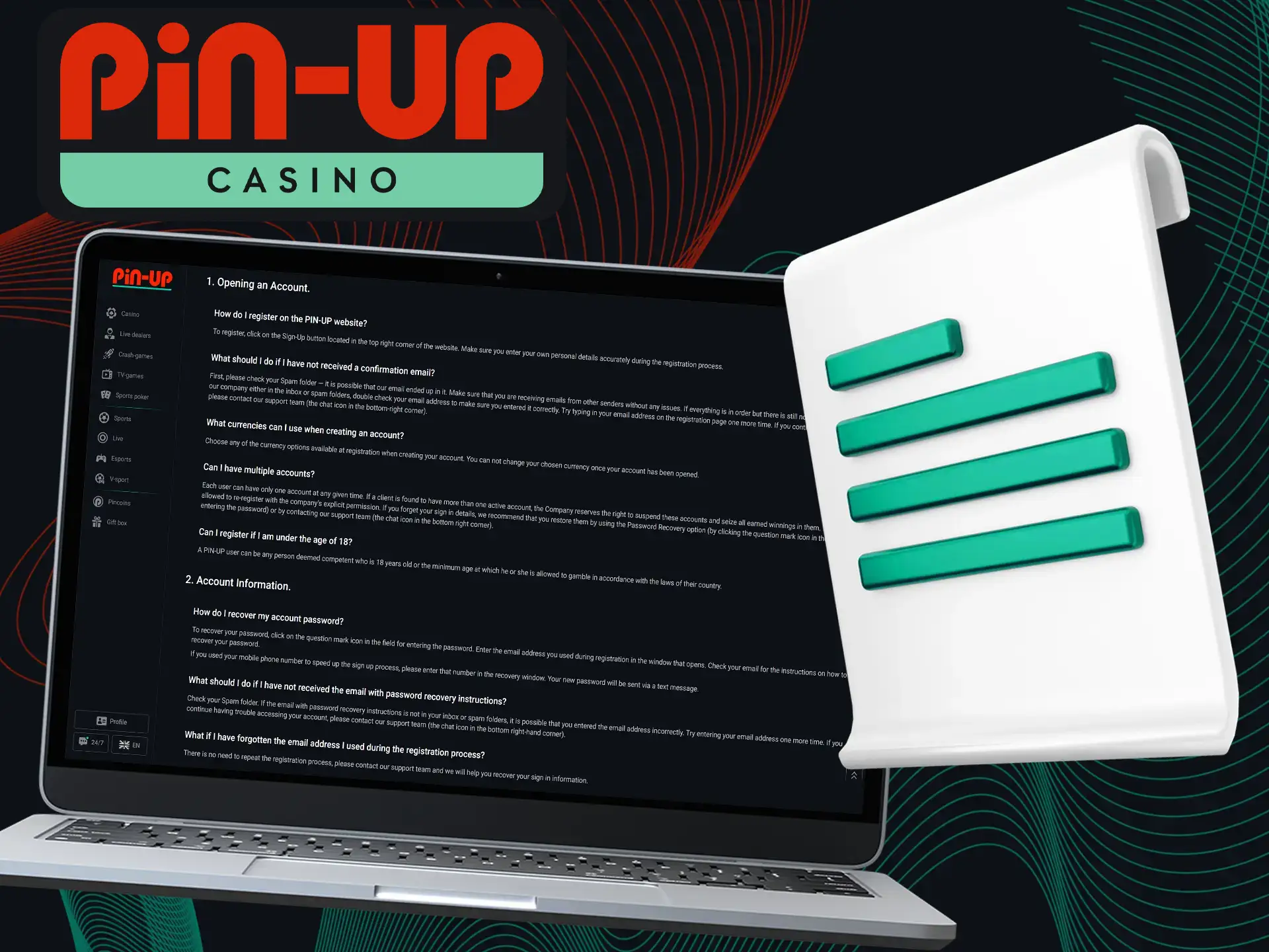 During the registration process for Pin-Up Casino, ensure that you adhere to the rules.