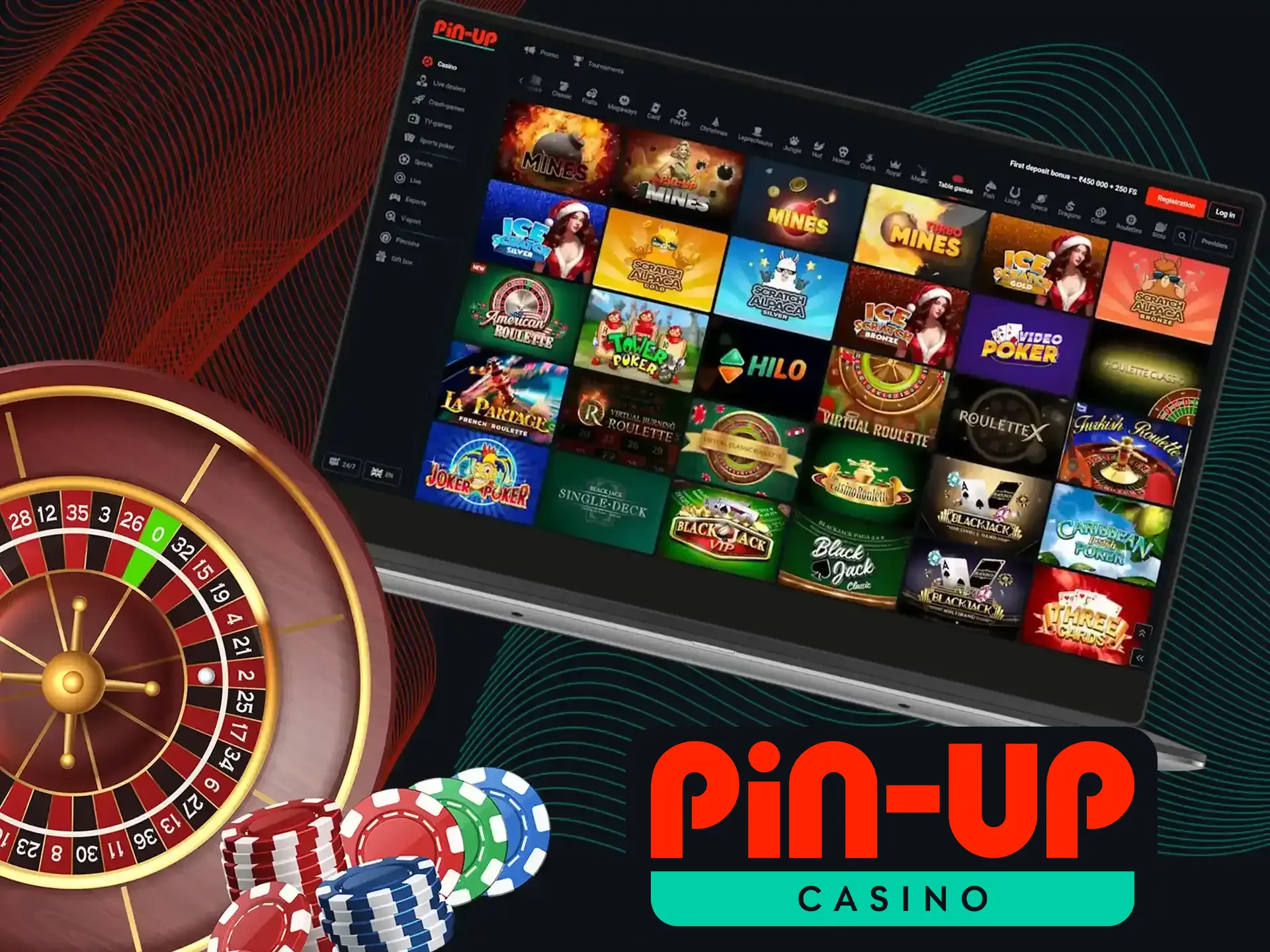 At Pin-Up Casino, you can find a wide selection of highly desirable table games!