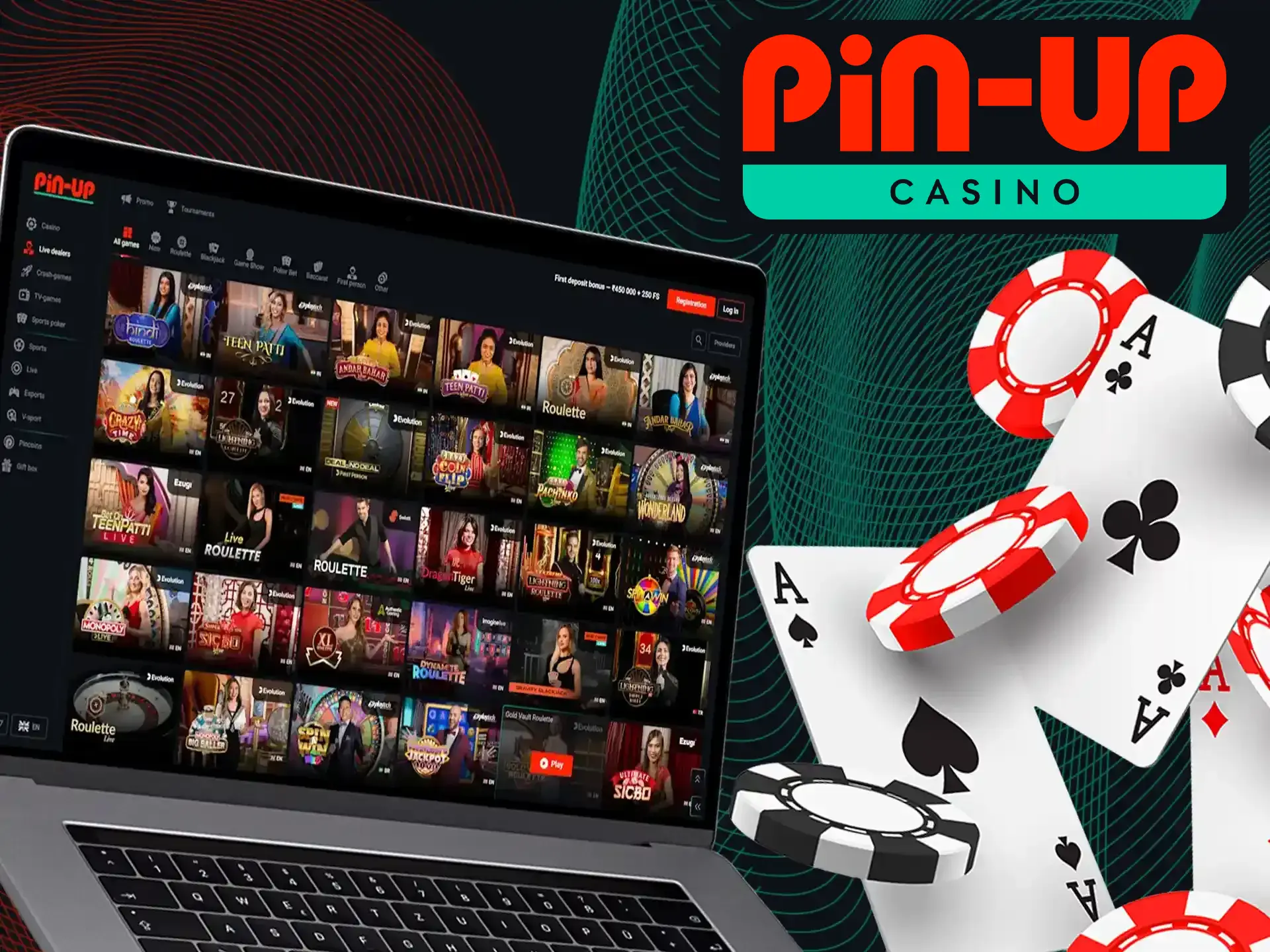 At Pin-Up Casino, playing with live dealers allows you to immerse yourself in the genuine ambiance of a real casino.